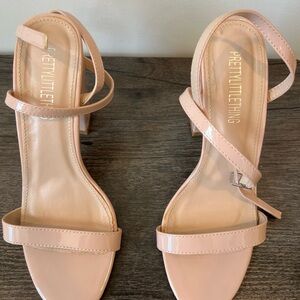 PrettyLittleThing Women's Pink Strappy Sandals